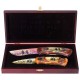 Maxam 3pc Wild West Knife Set