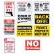Diamond Plate 10pc Sign Set
