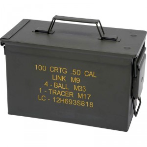 Classic Safari Large Metal Replica Ammo Box