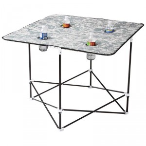 Maxam Digital Camo Camp Table