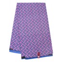 W456 Zig-Zag Blue and Pink Woodin Wax Material