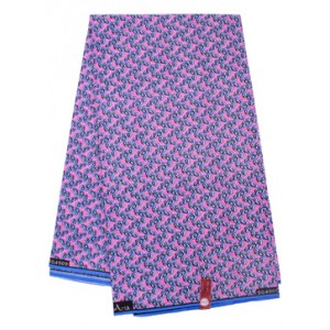 W456 Blue and Pink Zig-Zag Woodin Wax Material
