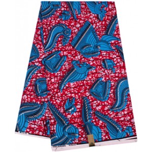 SH805 Bluejay Pattern Hollandais Vlisco Wax Material