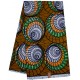  Mustard Spiral Staircase Pattern Hollandais Vlisco Wax Material
