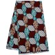 Red Blossom Pattern Hollandais Vlisco Wax Material