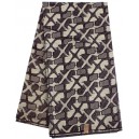 Grey "X" Pattern Hollandais Visclo Wax Material