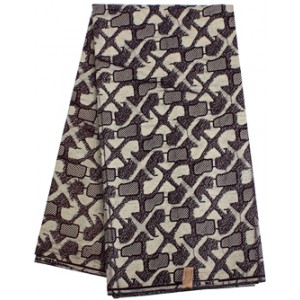 SH820 Grey "X" Pattern Hollandais Visclo Wax Material
