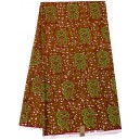 Green Elephant Pattern Hollandais Vlisco Wax Material