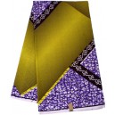 Regal Gold and Blue Pattern Hollandais Vlisco Wax Material