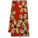 Coral Star Pattern Hollandais Vlisco Wax Material
