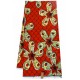Coral Star Pattern Hollandais Vlisco Wax Material