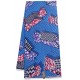 Red and Purple Candy Pattern Hollandais Vlisco Wax Material