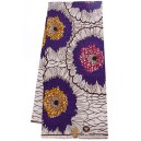 urple Chrysanthemum Pattern Hollandais Wax Material