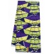 Purple and Lime Mosaic Pattern Hollandais Vlisco Wax Material