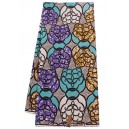Cotton Bud Pattern Hollandais Vlisco Wax Material