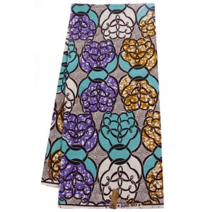 SH769 Cotton Bud Pattern Hollandais Vlisco Wax Material