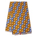 Blue and Gold Triangle Cluster Pattern Wax Material