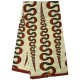 Brown Ribbon Snake Pattern Wax Material