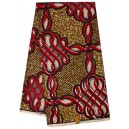 Red Entwined Ribbon Snake Pattern Wax Material