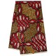 Red Entwined Ribbon Snake Pattern Wax Material