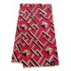 Pink Tangled Squares Pattern Wax Material