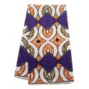 Purple Triangle Band Pattern Wax Material