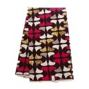 Pink and White Clog Pattern Wax Material