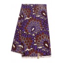 Purple Paisley Feather Pattern Wax Material