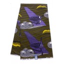 Purple Propeller Pattern Wax Material 
